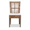 Baxton Studio Laluna Modern Bohemian Greywashed Natural Rattan and Mahogany Dining Chair with Cushion 214-12802-ZORO - alternate 5